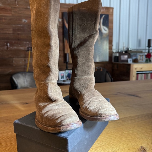 Womens Gunex Vintage Suede Pull-on Boot Size 7 - Picture 1 of 6